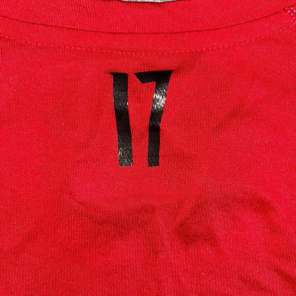 Louisville Cardinals Football GRIND #17 Team Issued Practice Shirt Adidas Men XL